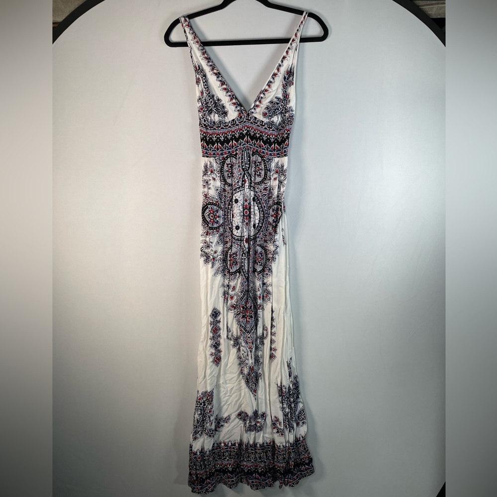 Long patterned dress